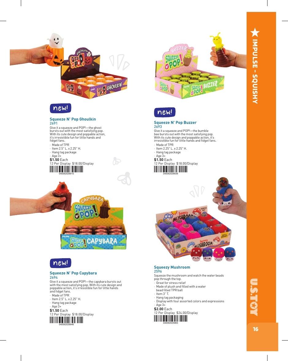 U.S. Toy Company Annual Specialty Toys Catalog Weekly Ad January 1 - December 31, 2026