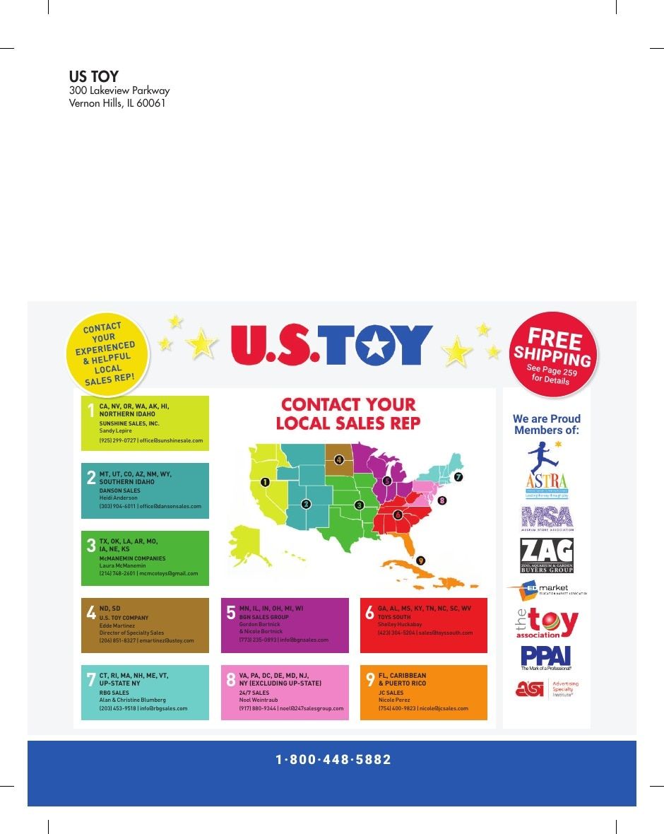 U.S. Toy Company Annual Specialty Toys Catalog Weekly Ad January 1 - December 31, 2026