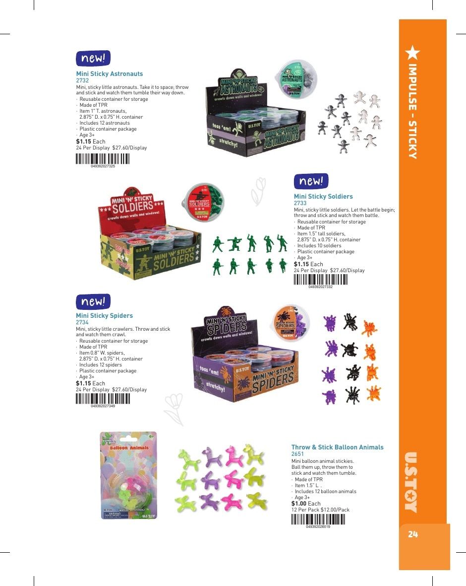 U.S. Toy Company Annual Specialty Toys Catalog Weekly Ad January 1 - December 31, 2026