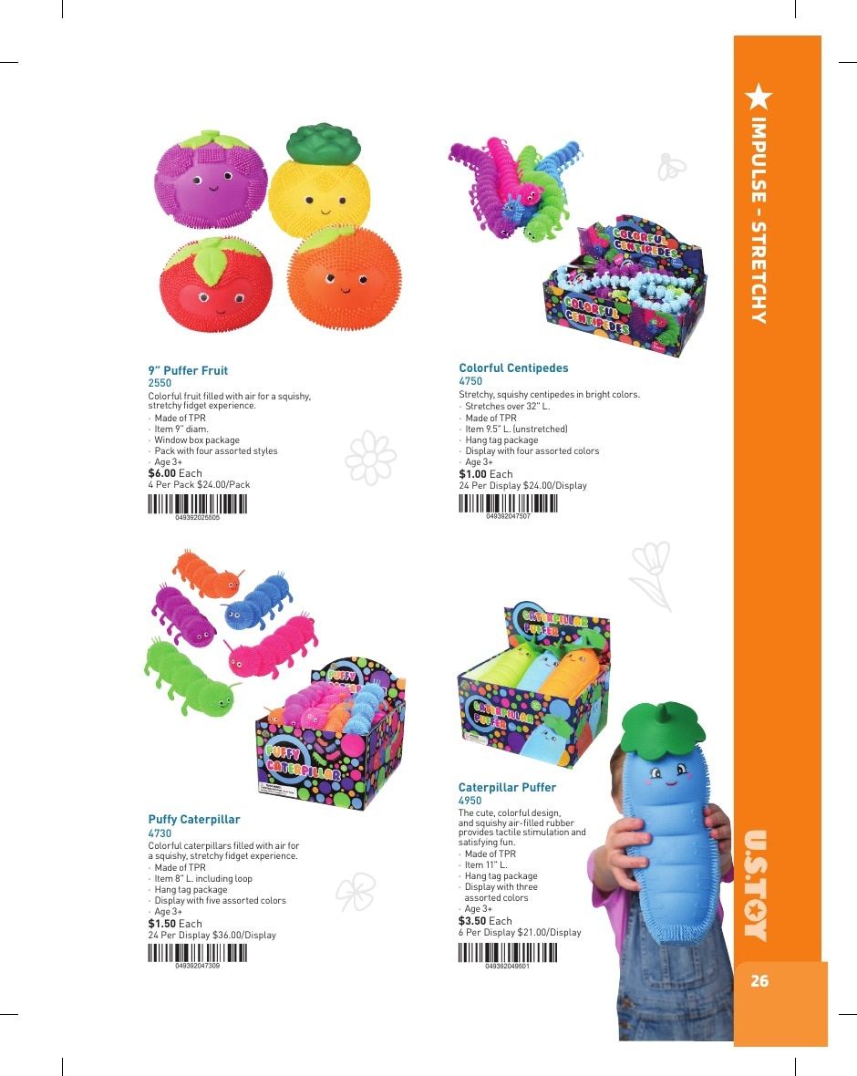 U.S. Toy Company Annual Specialty Toys Catalog Weekly Ad January 1 - December 31, 2026