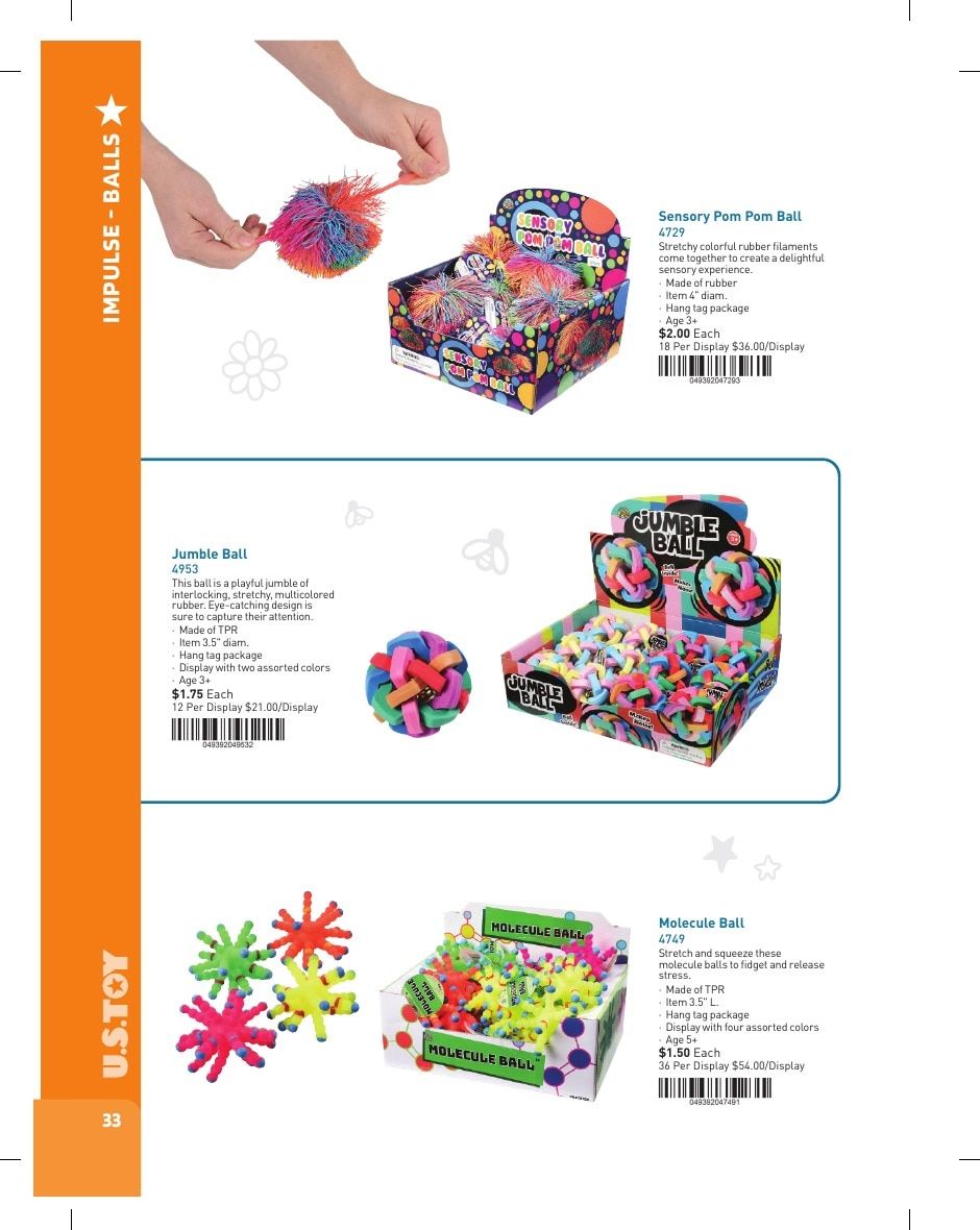 U.S. Toy Company Annual Specialty Toys Catalog Weekly Ad January 1 - December 31, 2026