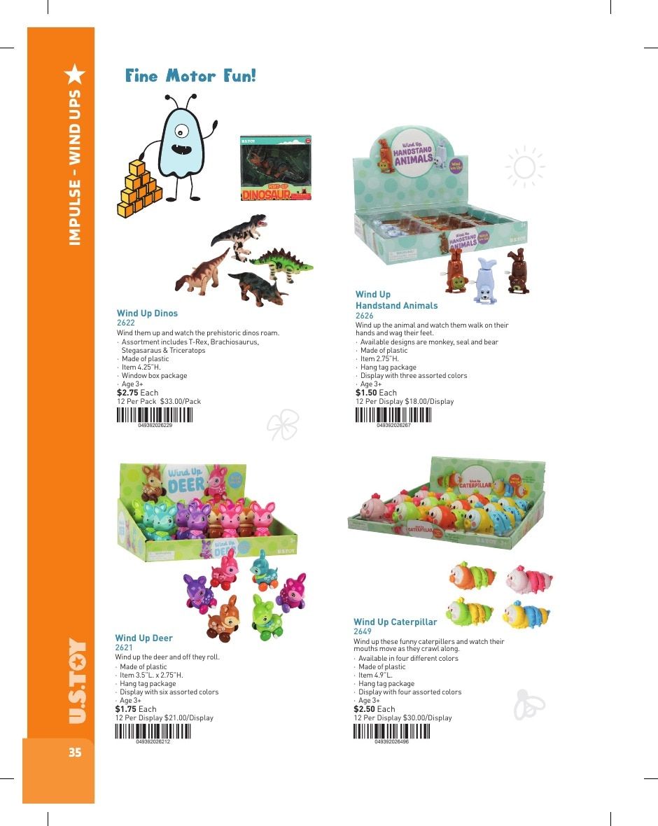 U.S. Toy Company Annual Specialty Toys Catalog Weekly Ad January 1 - December 31, 2026