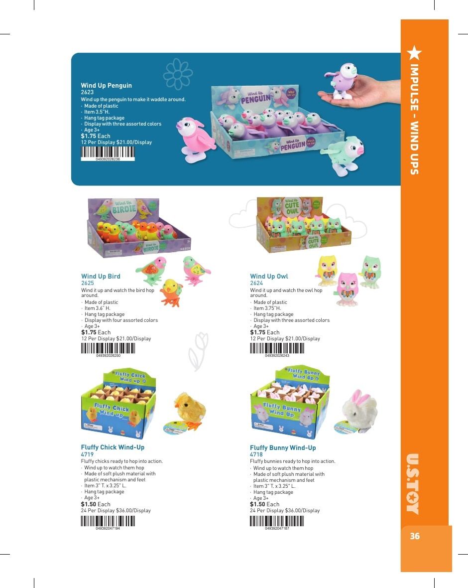 U.S. Toy Company Annual Specialty Toys Catalog Weekly Ad January 1 - December 31, 2026