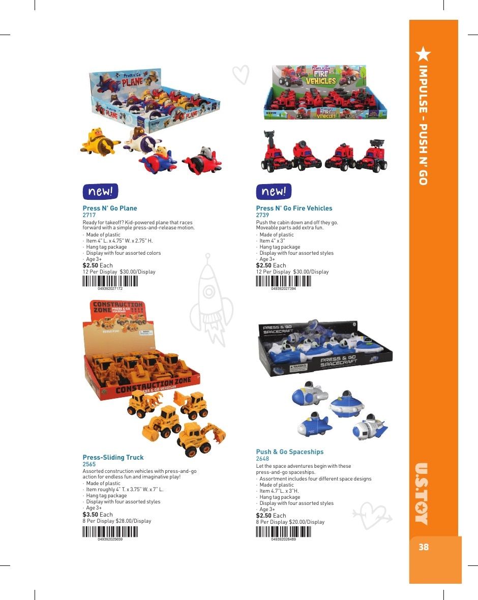 U.S. Toy Company Annual Specialty Toys Catalog Weekly Ad January 1 - December 31, 2026