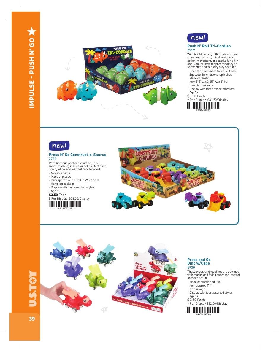 U.S. Toy Company Annual Specialty Toys Catalog Weekly Ad January 1 - December 31, 2026