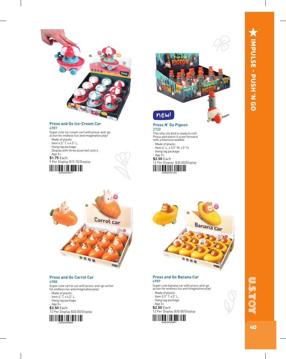 U.S. Toy Company Annual Specialty Toys Catalog Weekly Ad January 1 - December 31, 2026