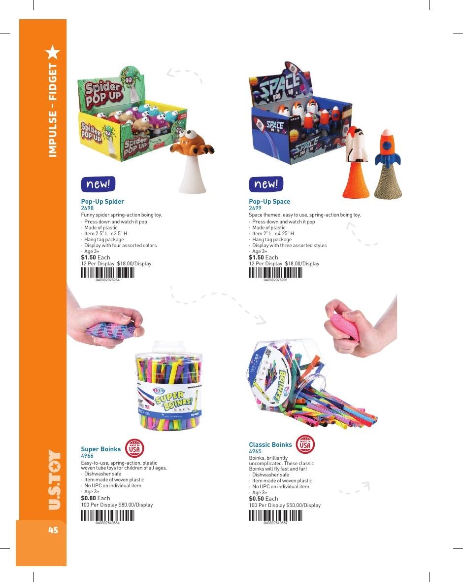 U.S. Toy Company Annual Specialty Toys Catalog Weekly Ad January 1 - December 31, 2026