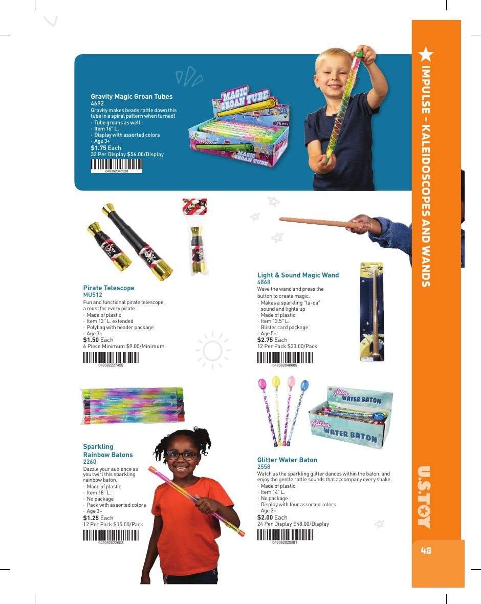 U.S. Toy Company Annual Specialty Toys Catalog Weekly Ad January 1 - December 31, 2026