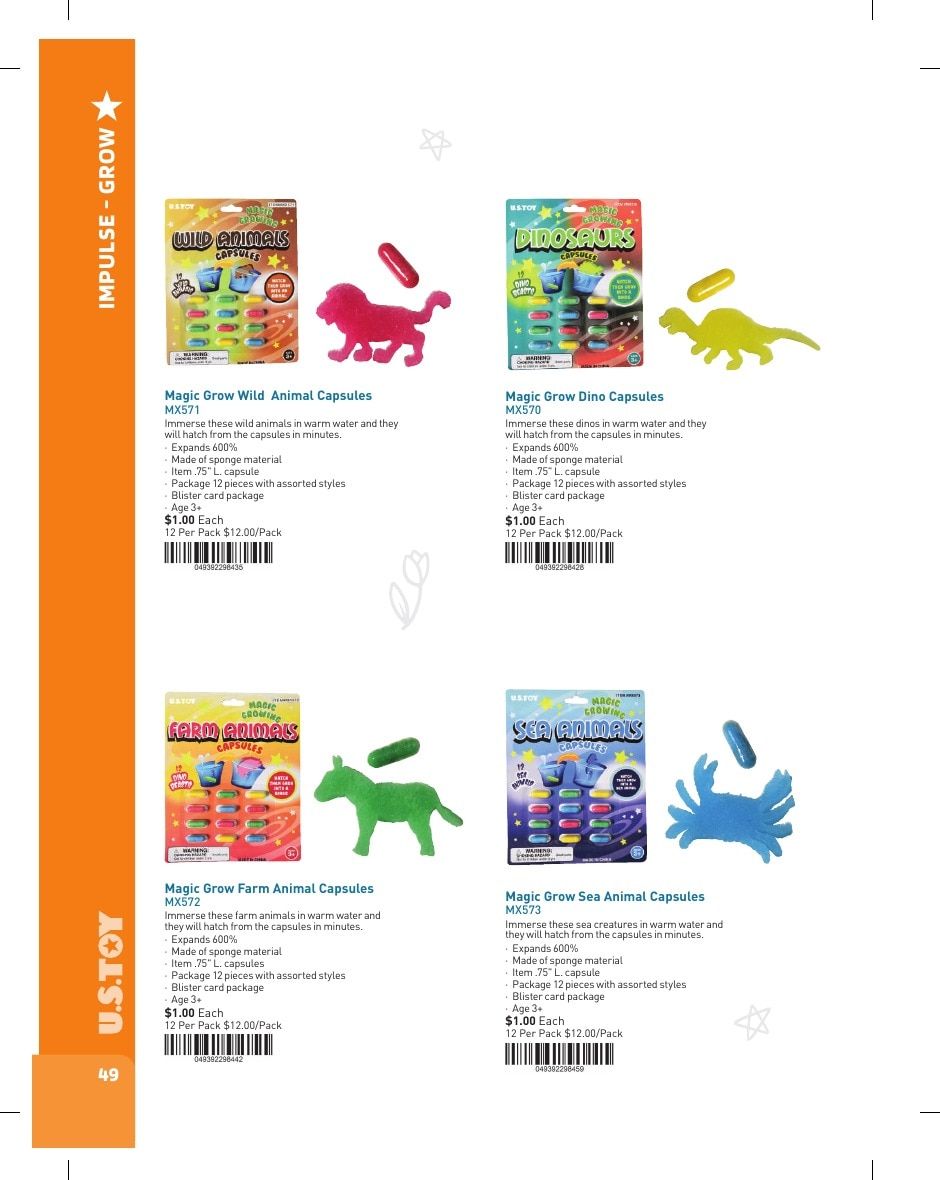 U.S. Toy Company Annual Specialty Toys Catalog Weekly Ad January 1 - December 31, 2026