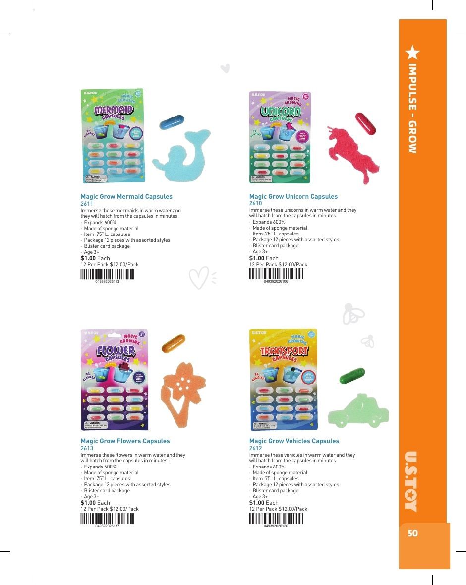 U.S. Toy Company Annual Specialty Toys Catalog Weekly Ad January 1 - December 31, 2026