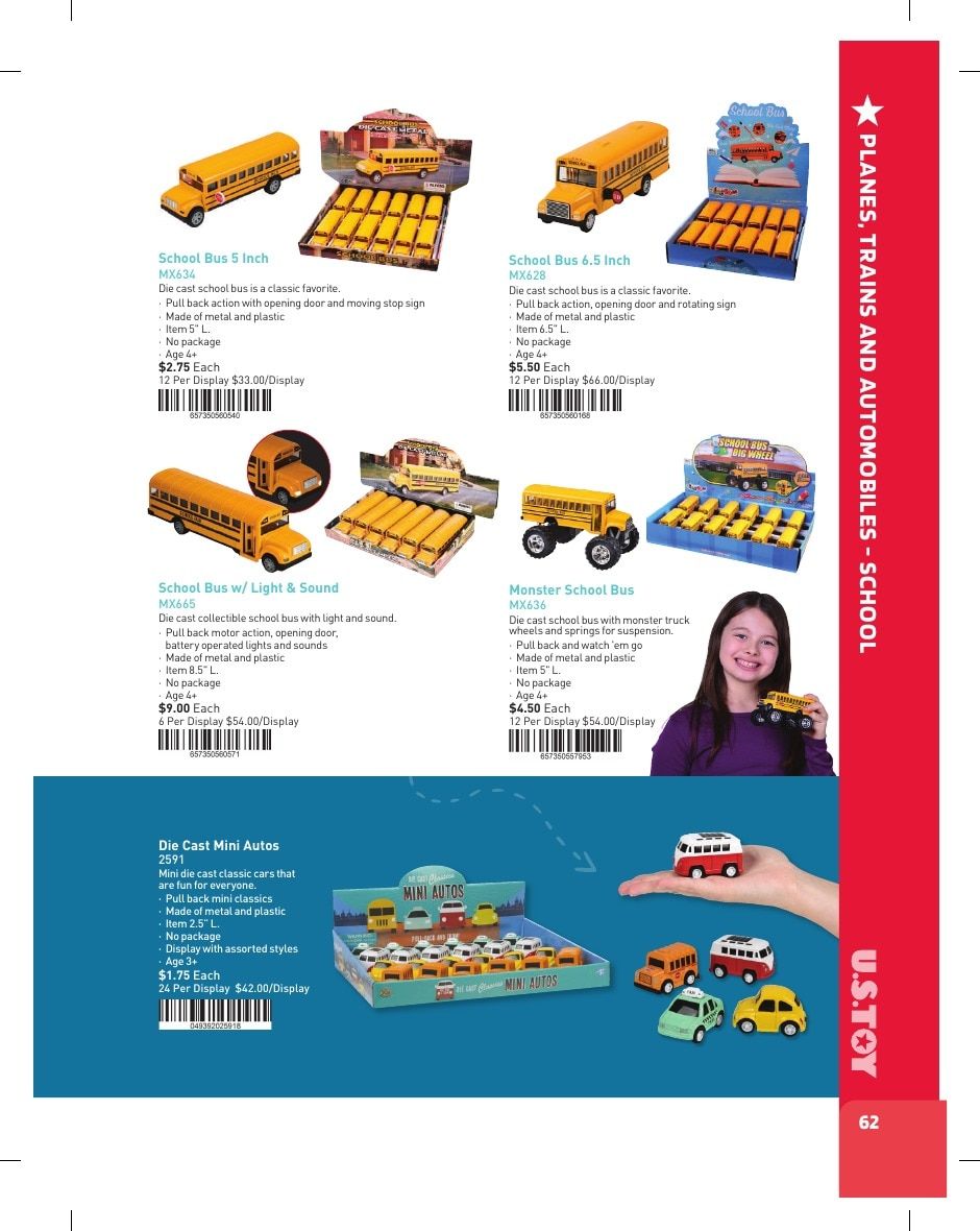 U.S. Toy Company Annual Specialty Toys Catalog Weekly Ad January 1 - December 31, 2026