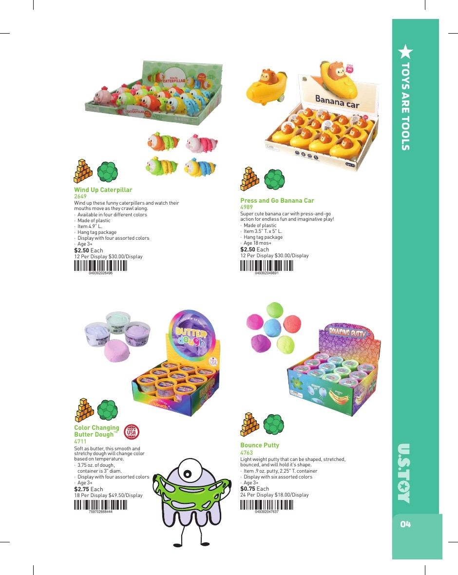 U.S. Toy Company Annual Specialty Toys Catalog Weekly Ad January 1 - December 31, 2026