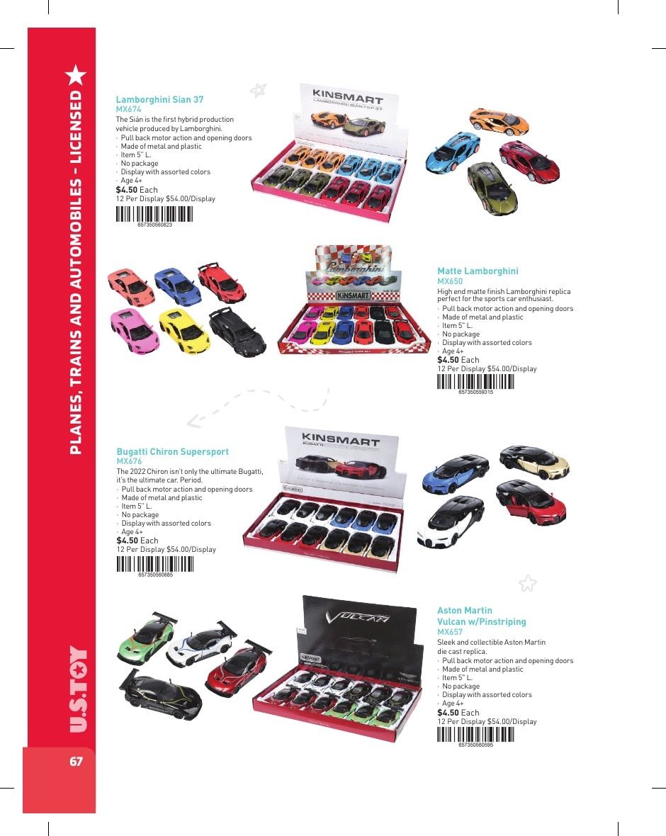 U.S. Toy Company Annual Specialty Toys Catalog Weekly Ad January 1 - December 31, 2026
