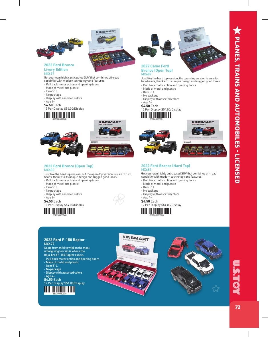 U.S. Toy Company Annual Specialty Toys Catalog Weekly Ad January 1 - December 31, 2026