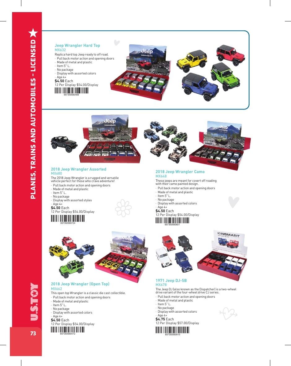 U.S. Toy Company Annual Specialty Toys Catalog Weekly Ad January 1 - December 31, 2026