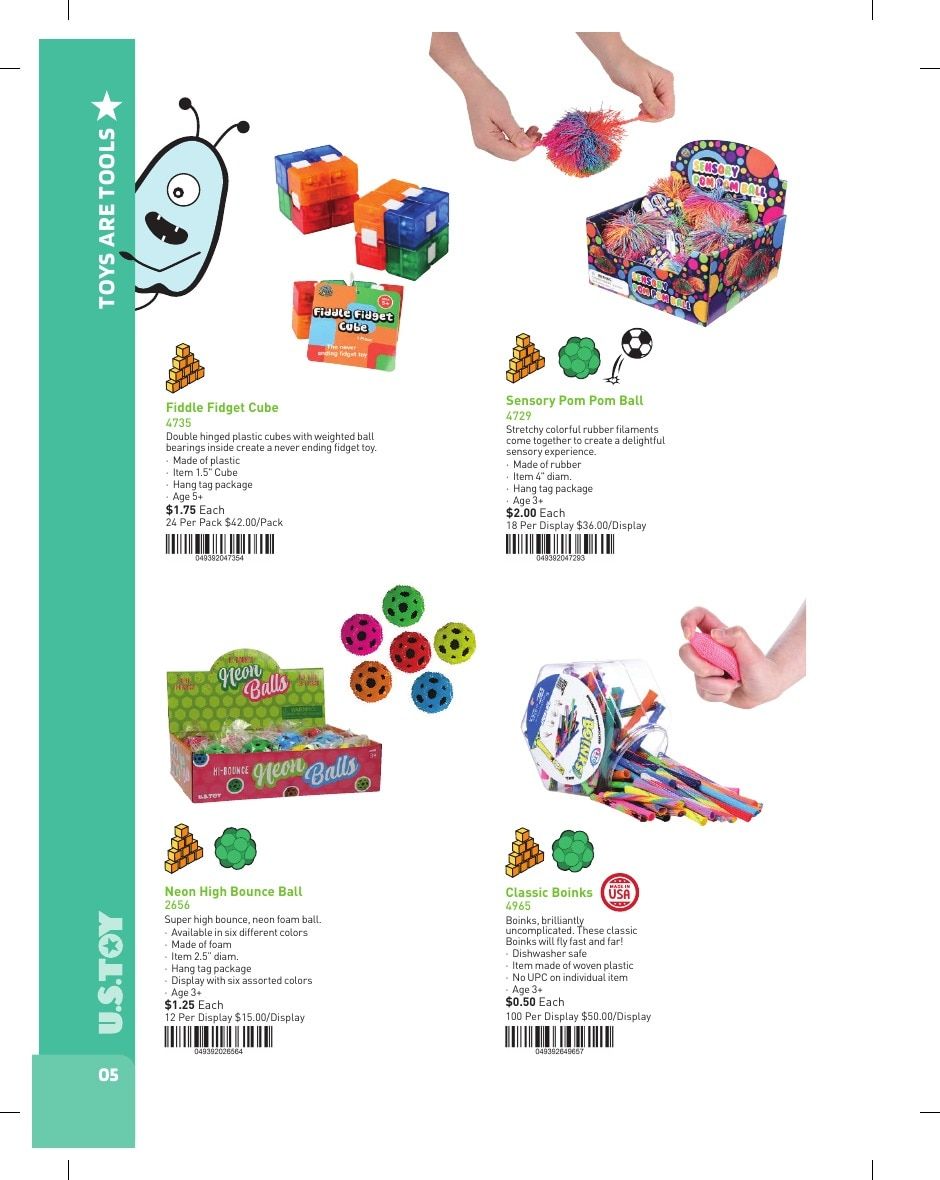 U.S. Toy Company Annual Specialty Toys Catalog Weekly Ad January 1 - December 31, 2026