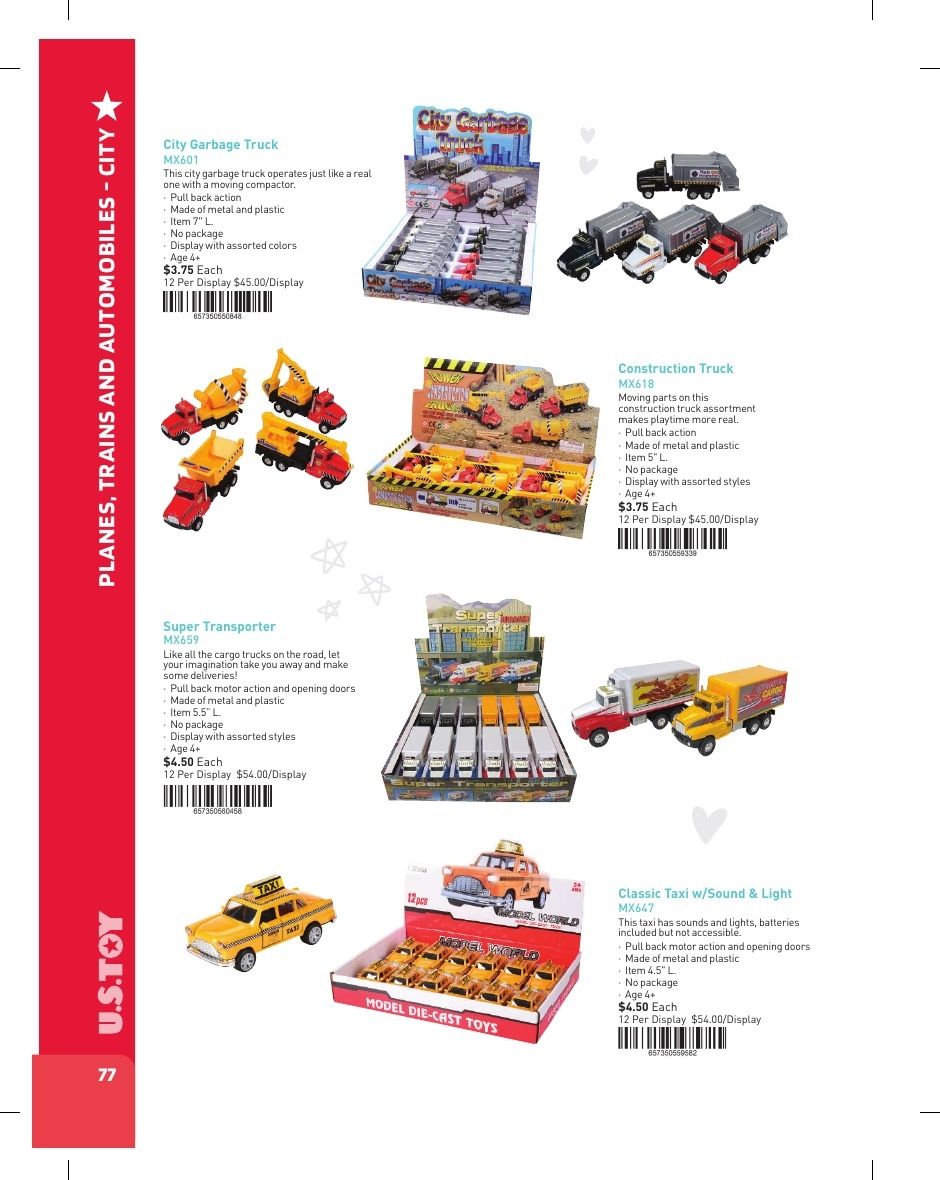 U.S. Toy Company Annual Specialty Toys Catalog Weekly Ad January 1 - December 31, 2026