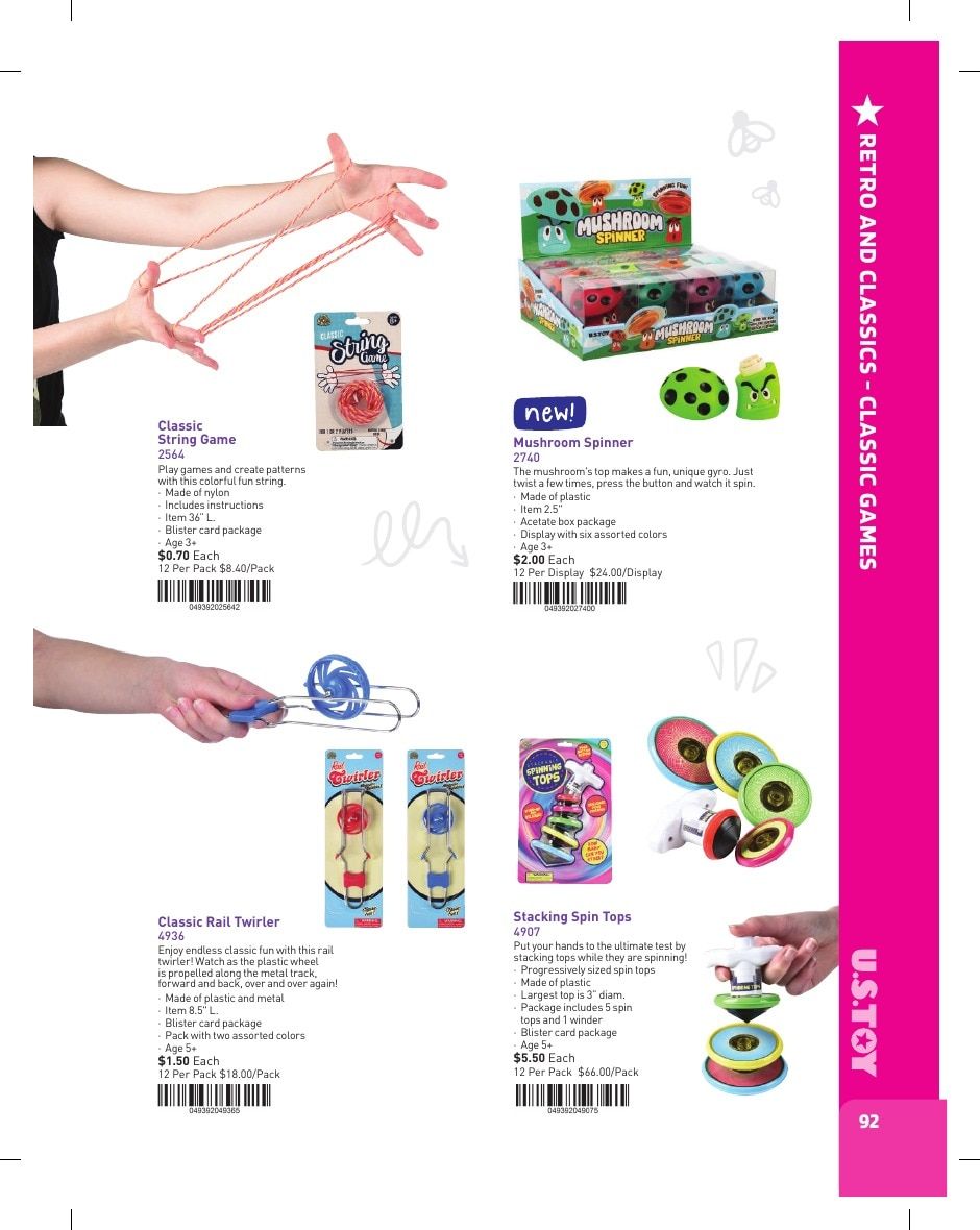 U.S. Toy Company Annual Specialty Toys Catalog Weekly Ad January 1 - December 31, 2026