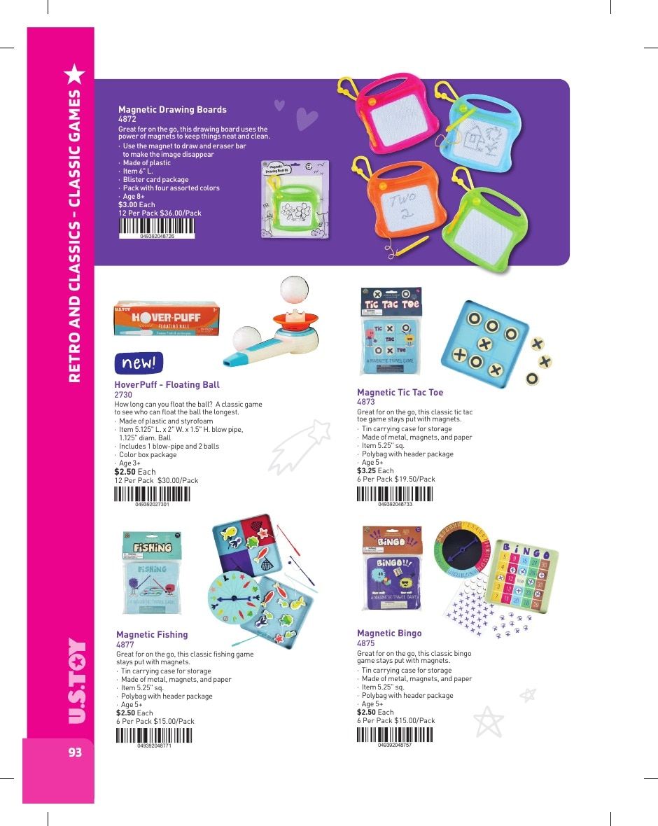 U.S. Toy Company Annual Specialty Toys Catalog Weekly Ad January 1 - December 31, 2026