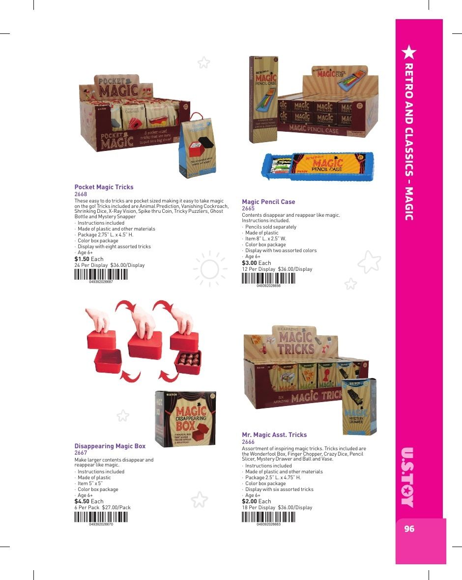 U.S. Toy Company Annual Specialty Toys Catalog Weekly Ad January 1 - December 31, 2026