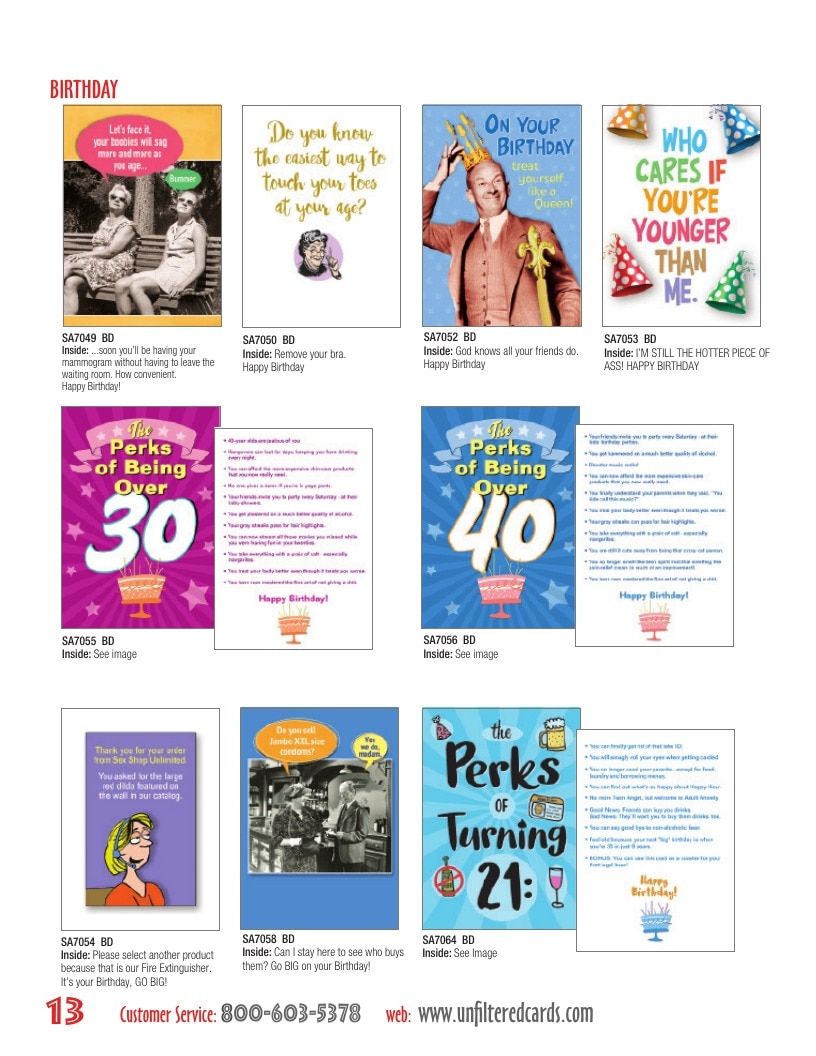 Unfiltered Cards Greeting Cards Catalog Weekly Ad January 1 - December 31, 2026