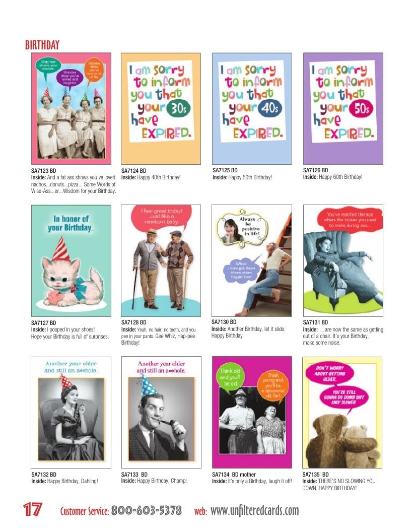 Unfiltered Cards Greeting Cards Catalog Weekly Ad January 1 - December 31, 2026