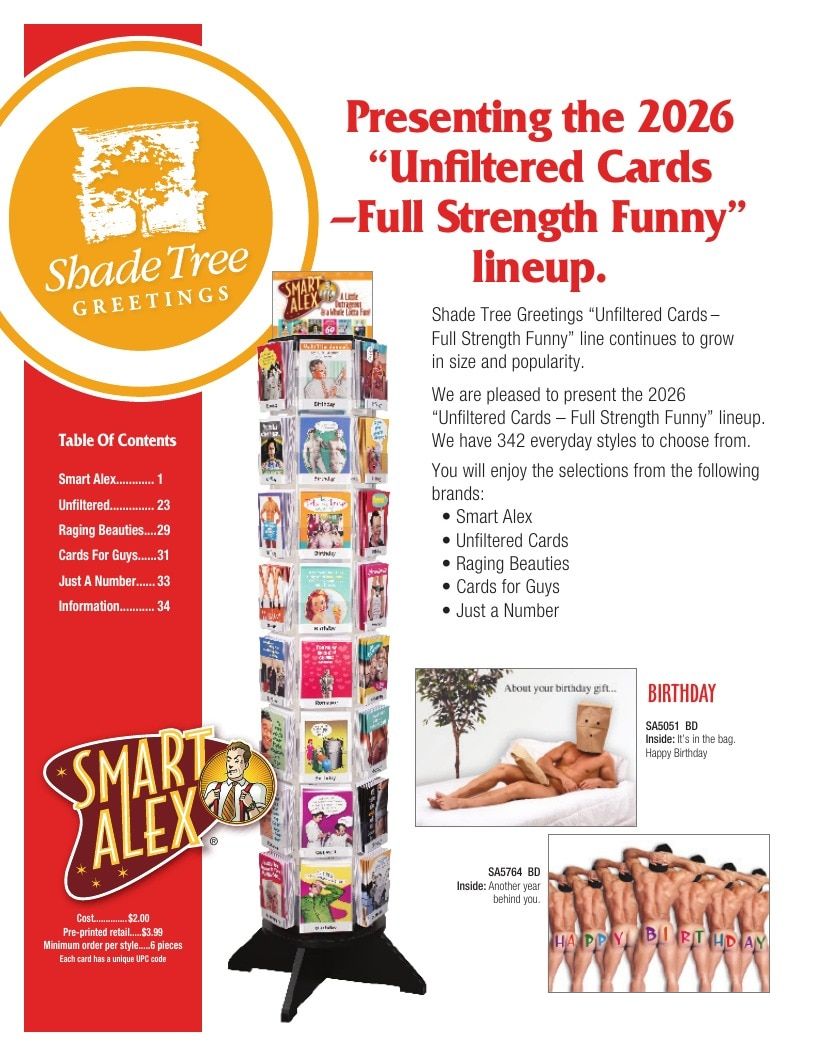 Unfiltered Cards Greeting Cards Catalog Weekly Ad January 1 - December 31, 2026