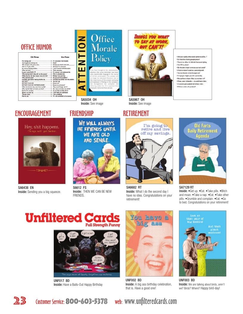 Unfiltered Cards Greeting Cards Catalog Weekly Ad January 1 - December 31, 2026
