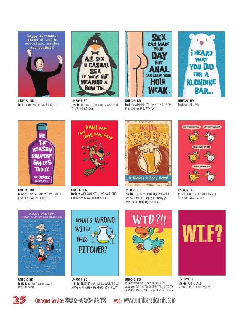 Unfiltered Cards Greeting Cards Catalog Weekly Ad January 1 - December 31, 2026