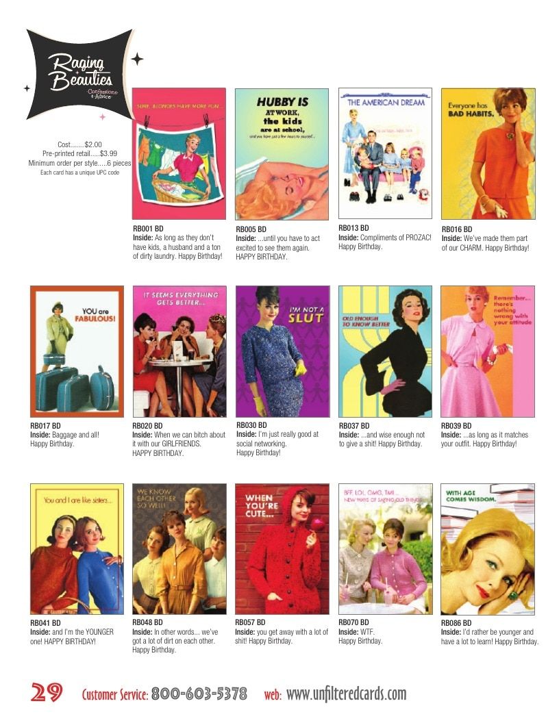 Unfiltered Cards Greeting Cards Catalog Weekly Ad January 1 - December 31, 2026