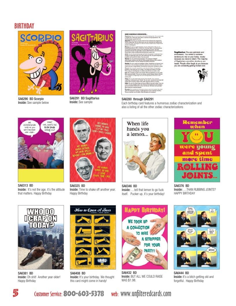 Unfiltered Cards Greeting Cards Catalog Weekly Ad January 1 - December 31, 2026