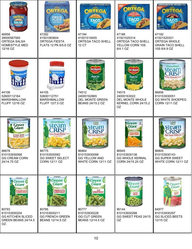 United Food Processing Grocery Products Catalog Weekly Ad January 1 - December 31, 2026