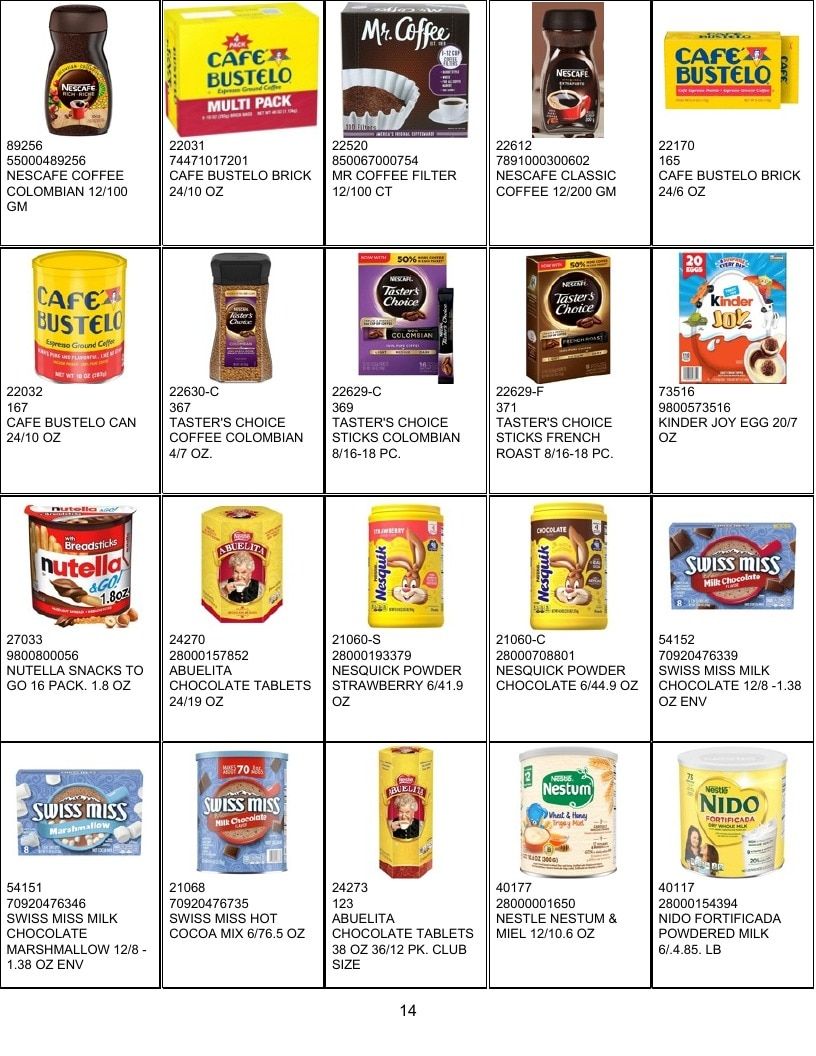 United Food Processing Grocery Products Catalog Weekly Ad January 1 - December 31, 2026