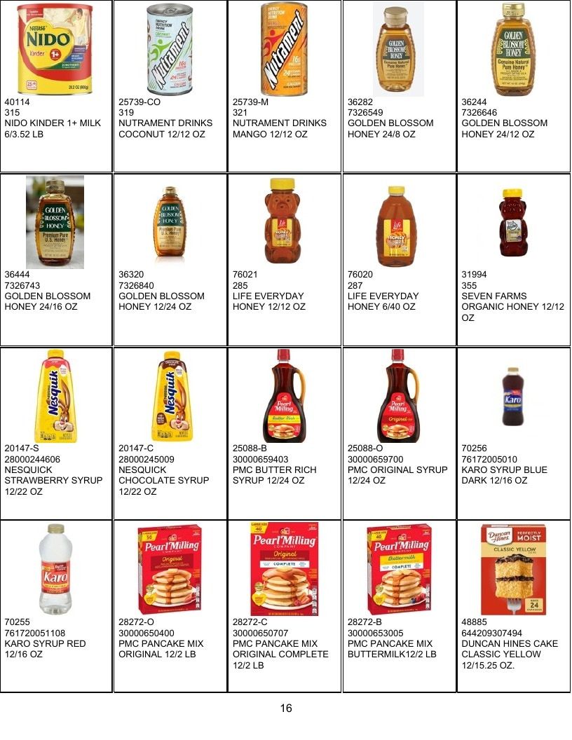 United Food Processing Grocery Products Catalog Weekly Ad January 1 - December 31, 2026