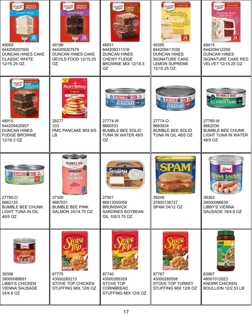 United Food Processing Grocery Products Catalog Weekly Ad January 1 - December 31, 2026