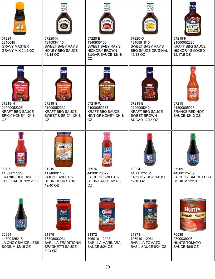 United Food Processing Grocery Products Catalog Weekly Ad January 1 - December 31, 2026