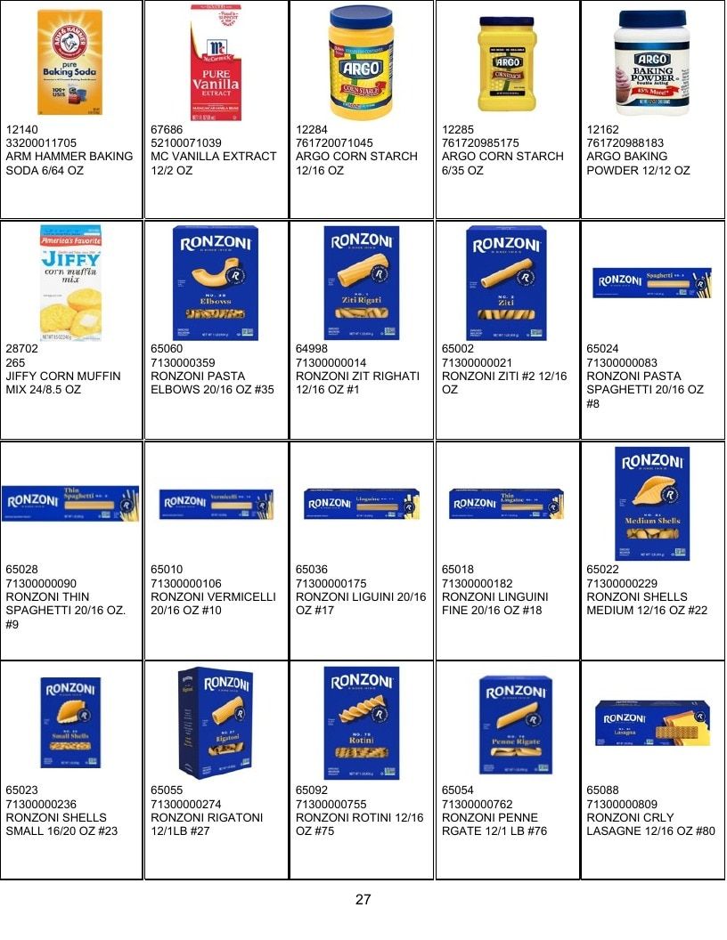 United Food Processing Grocery Products Catalog Weekly Ad January 1 - December 31, 2026