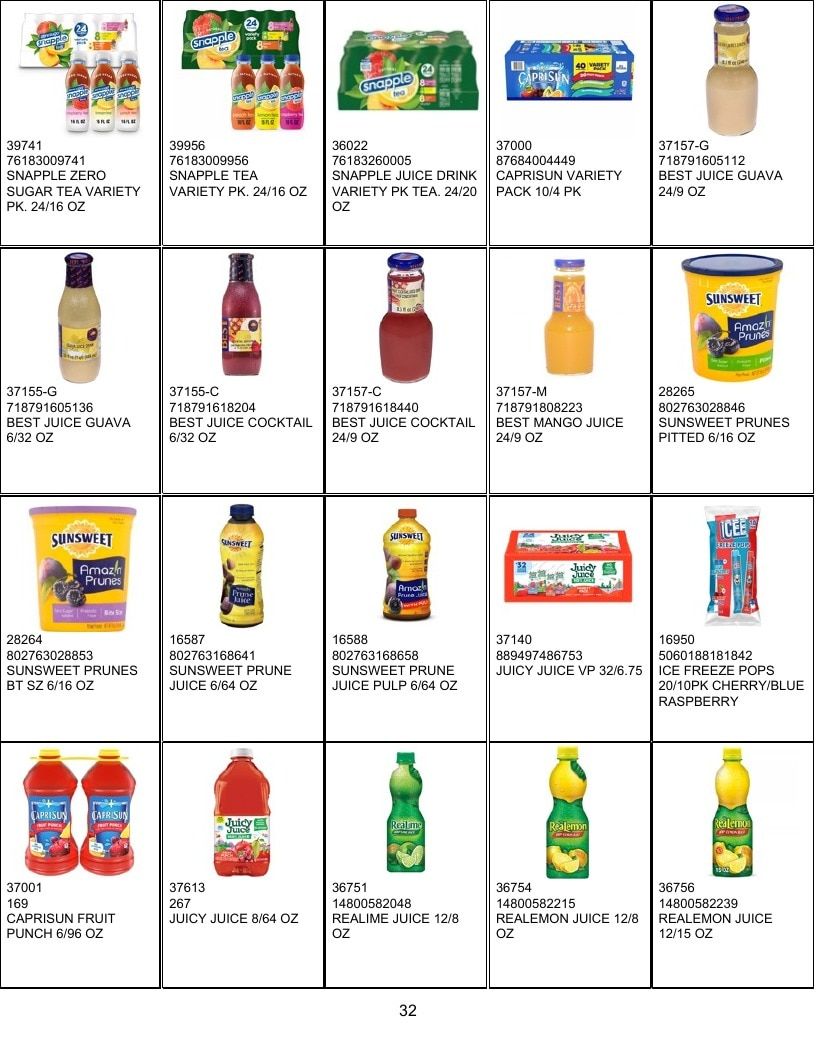 United Food Processing Grocery Products Catalog Weekly Ad January 1 - December 31, 2026