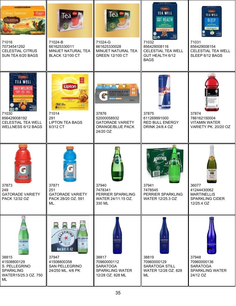 United Food Processing Grocery Products Catalog Weekly Ad January 1 - December 31, 2026