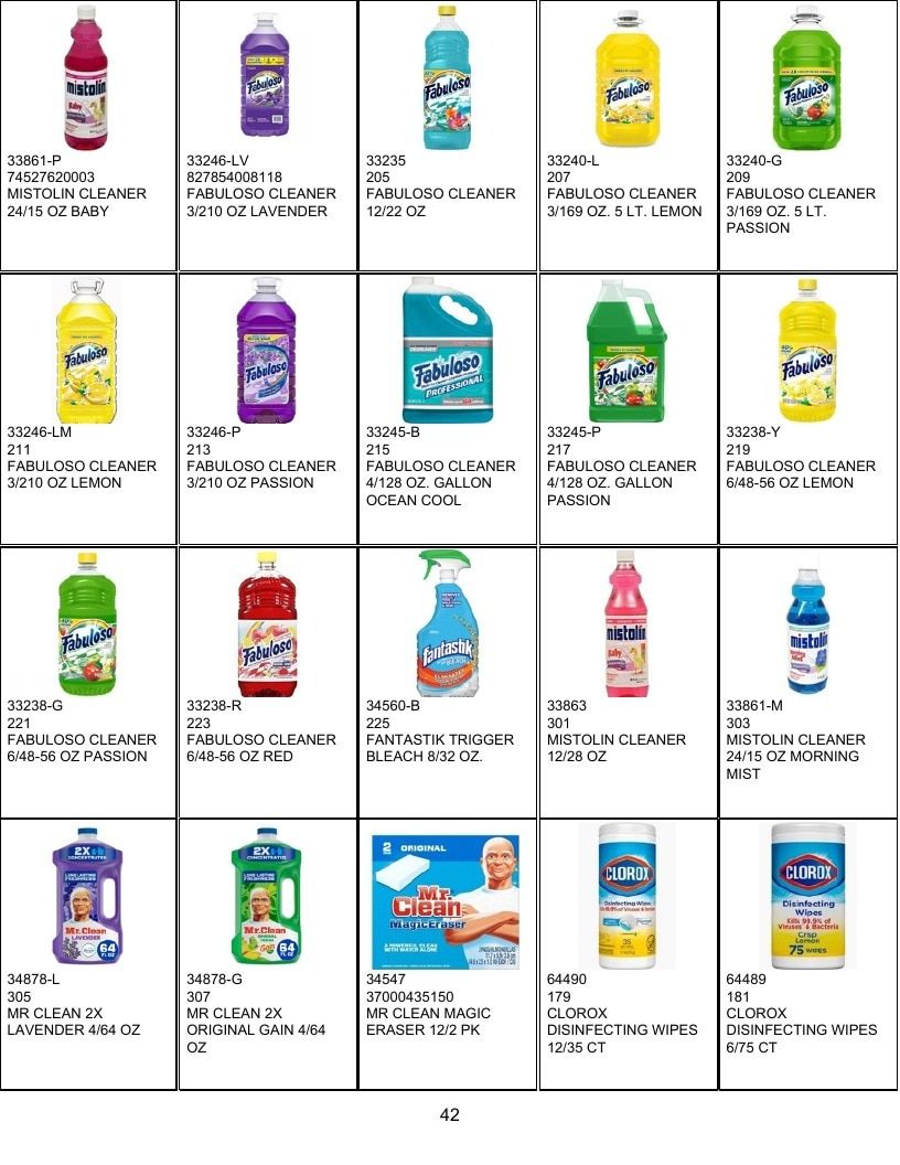 United Food Processing Grocery Products Catalog Weekly Ad January 1 - December 31, 2026