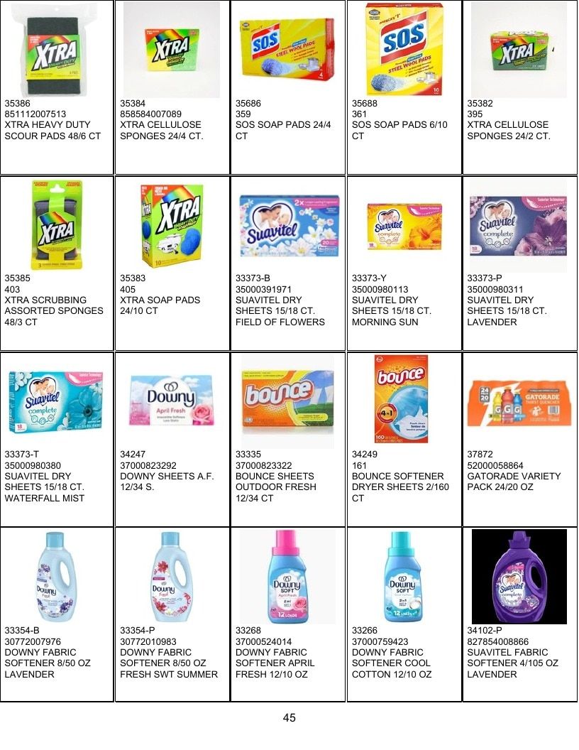 United Food Processing Grocery Products Catalog Weekly Ad January 1 - December 31, 2026