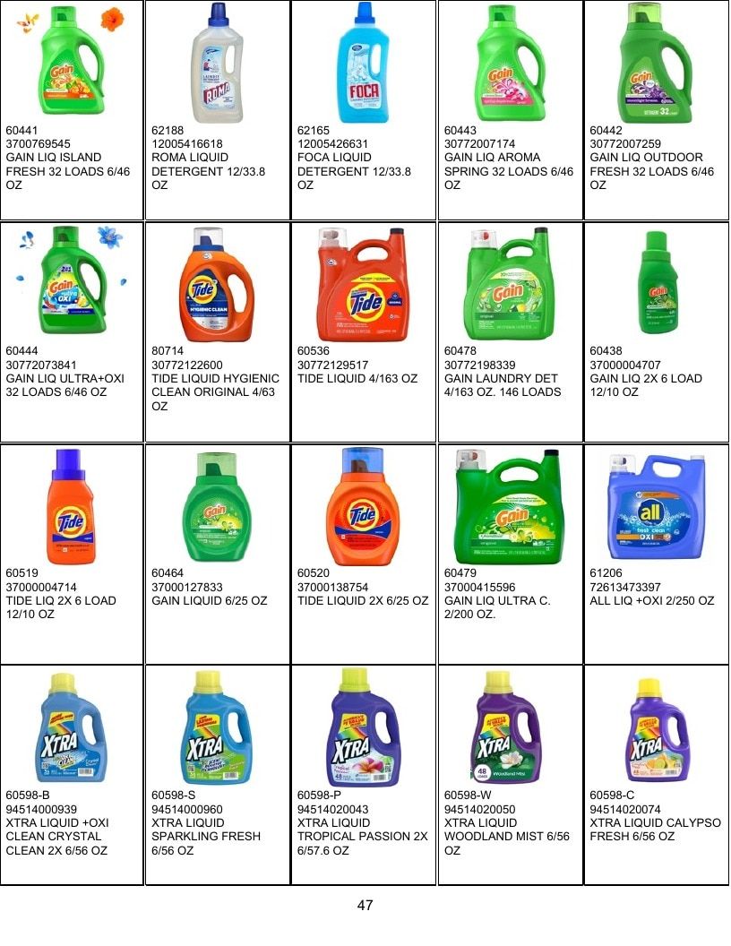 United Food Processing Grocery Products Catalog Weekly Ad January 1 - December 31, 2026