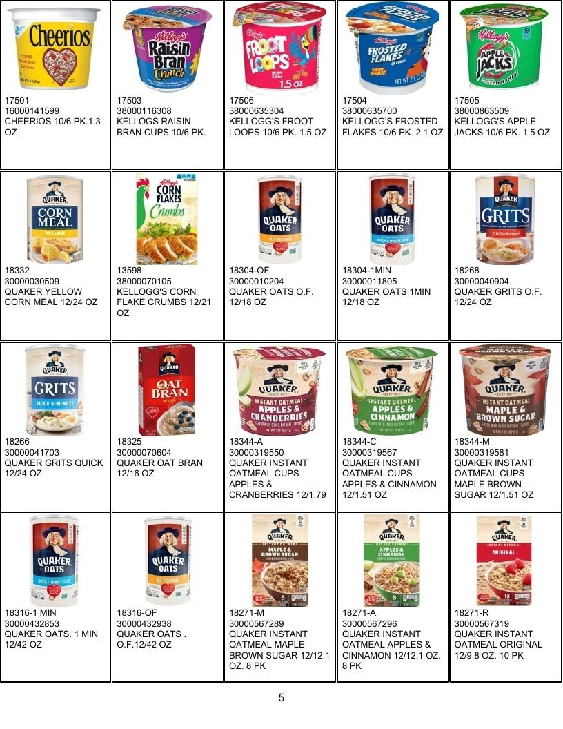 United Food Processing Grocery Products Catalog Weekly Ad January 1 - December 31, 2026