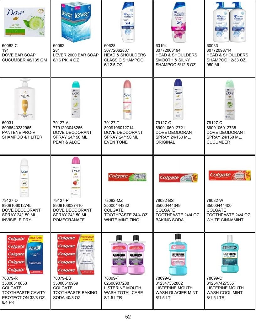 United Food Processing Grocery Products Catalog Weekly Ad January 1 - December 31, 2026