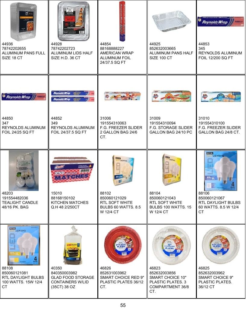United Food Processing Grocery Products Catalog Weekly Ad January 1 - December 31, 2026