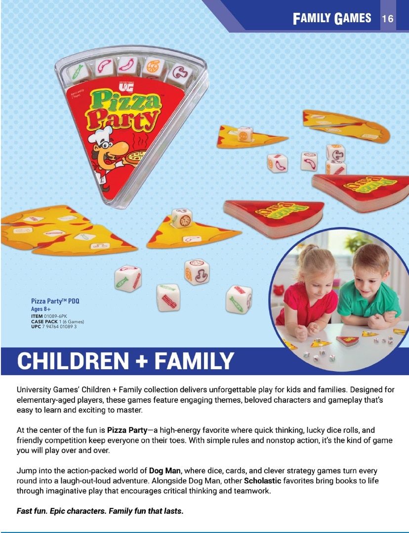 University Games Annual Games Catalog Weekly Ad January 1 - December 31, 2026