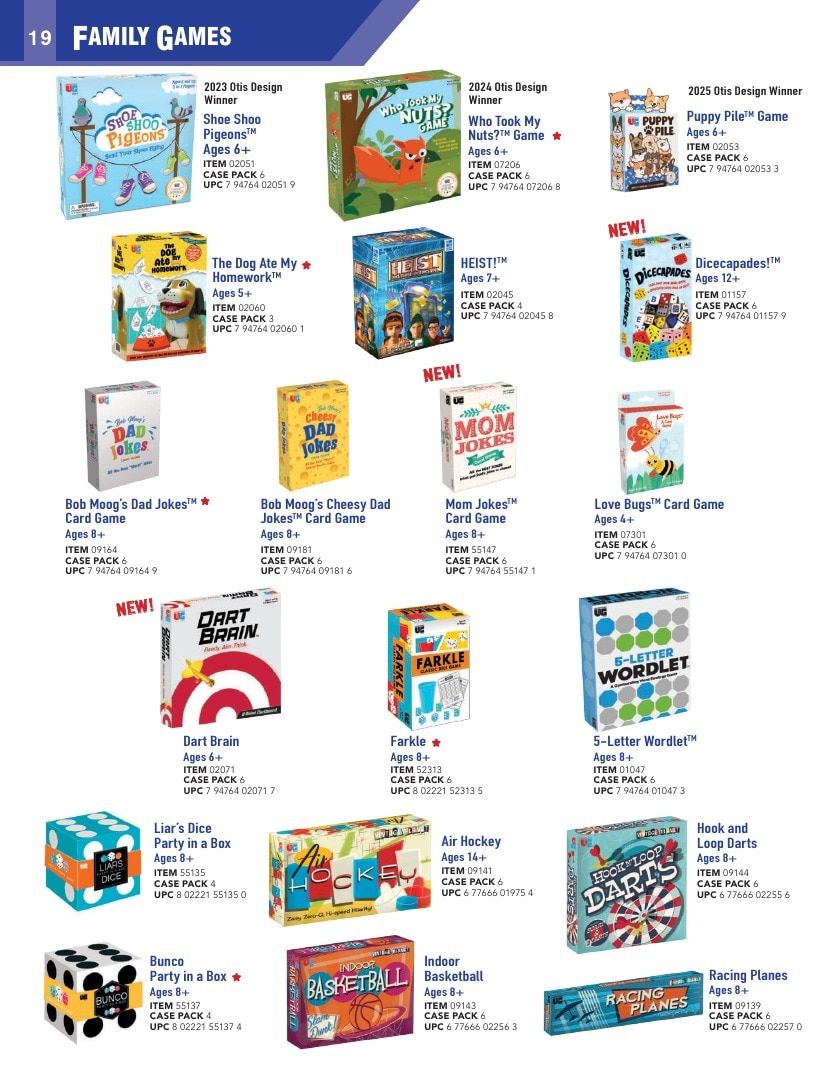 University Games Annual Games Catalog Weekly Ad January 1 - December 31, 2026