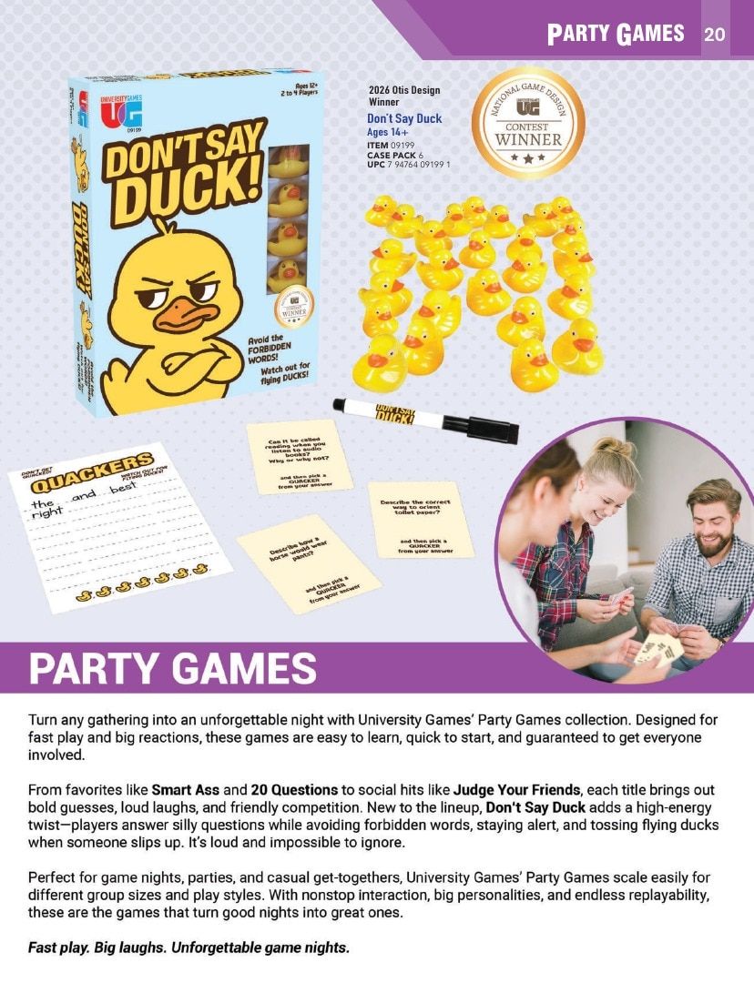 University Games Annual Games Catalog Weekly Ad January 1 - December 31, 2026