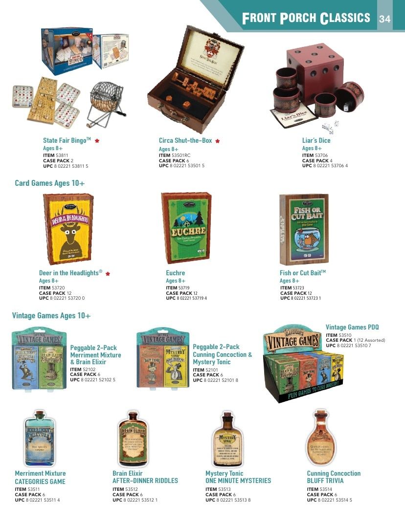 University Games Annual Games Catalog Weekly Ad January 1 - December 31, 2026