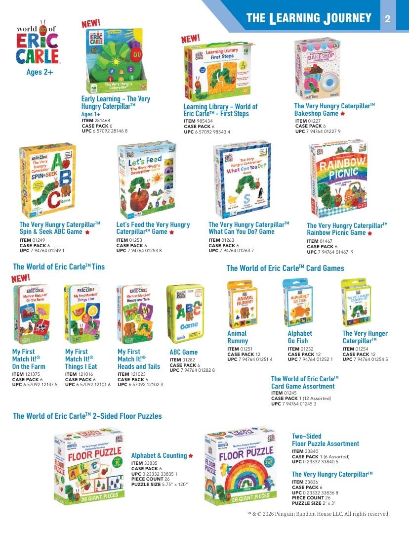 University Games Annual Games Catalog Weekly Ad January 1 - December 31, 2026